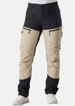 Sale Swedemount Lofoten Stretch Zip-Off Pants W Black/Sand