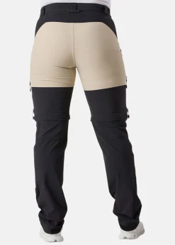 Sale Swedemount Lofoten Stretch Zip-Off Pants W Black/Sand