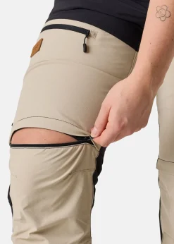 Sale Swedemount Lofoten Stretch Zip-Off Pants W Black/Sand