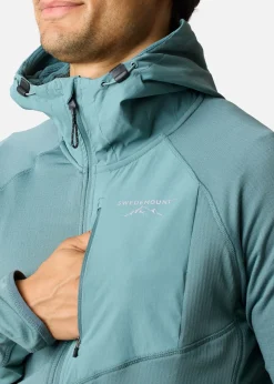 Outlet Swedemount Lofoten Tech Fleece Zip Hood Sage Green