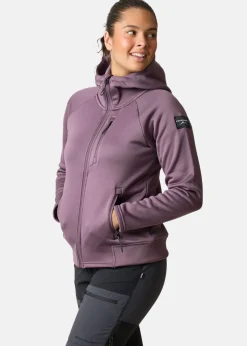 Swedemount Lofoten Tech Stretch Hood W Dk. Mauve