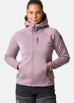Swedemount Lofoten Tech Stretch Hood W Pale Mauve