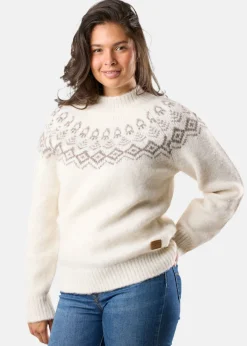 Discount Swedemount Lofoten Wool Knit W Snow White
