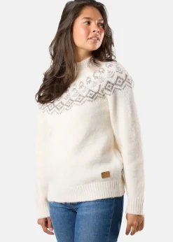 Discount Swedemount Lofoten Wool Knit W Snow White