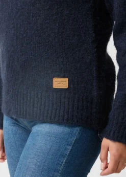 Discount Swedemount Lofoten Wool Knit W Navy Melange