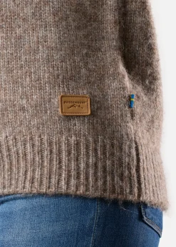 Hot Swedemount Lofoten Wool Knit W Beige Melange