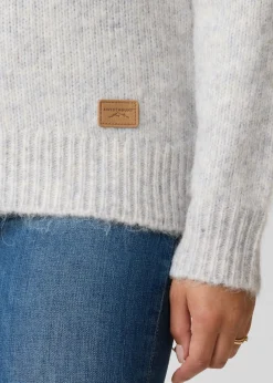 Swedemount Lofoten Wool Knit W Lt Grey Melange