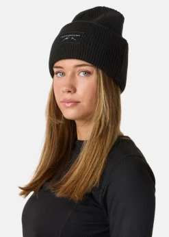 Swedemount Lofoten Wool Knitted Beanie Black
