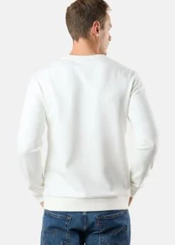 Discount Huski Wear Logo Crew Huski Snow White