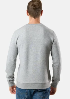 Online Huski Wear Logo Crew Grey Melange