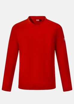 Sale Huski Wear Logo Tech Tee LS 2 Huski Red