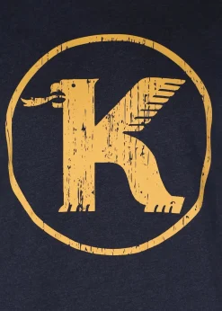 Discount Koppartrans Logo Tee Dk. Navy Melange