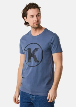 Discount Koppartrans Logo Tee Denim Blue