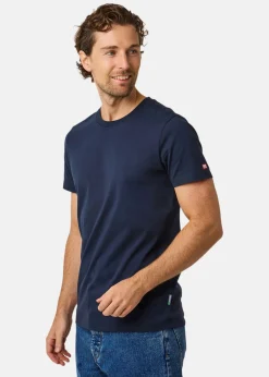 Sale Huski Wear Logo Tee 2 Navy Blue