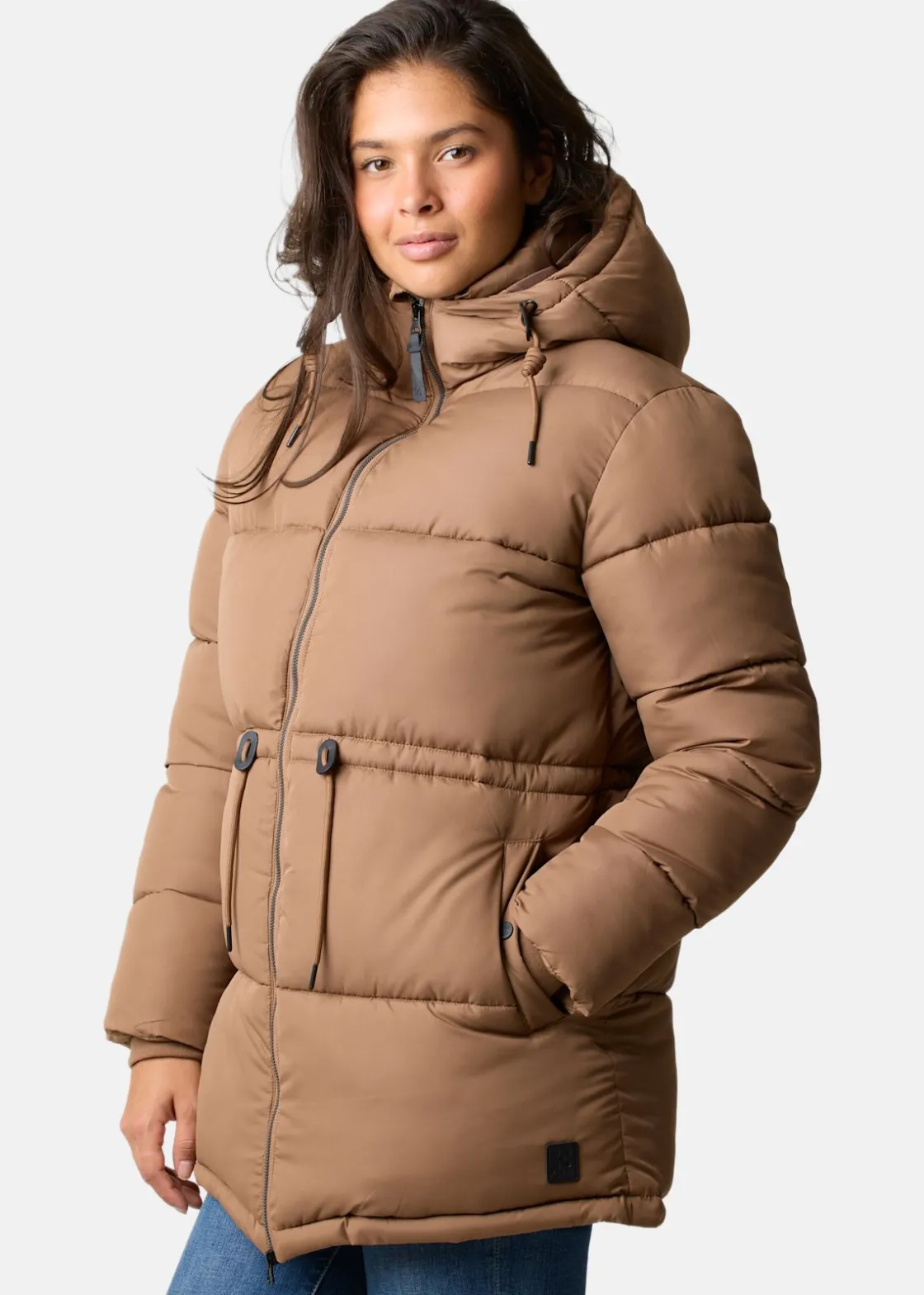 Best X-trail London Puffy Jacket W Hazelnut