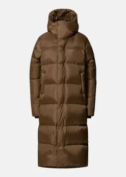 Best Haglöfs Long Down II Parka Women Teak Brown