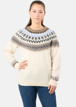 Online Seaside Long Island Wool Sweater II W Off White Melange