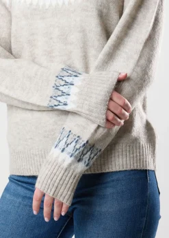 Best Seaside Long Island Wool Sweater II W Beige