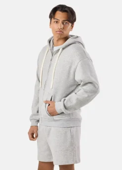 Online Denim Factory Los Angeles Zip Hood Grey