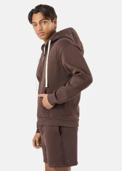 New Denim Factory Los Angeles Zip Hood Brown