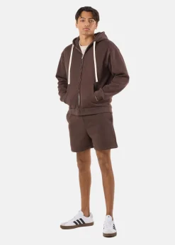 New Denim Factory Los Angeles Zip Hood Brown