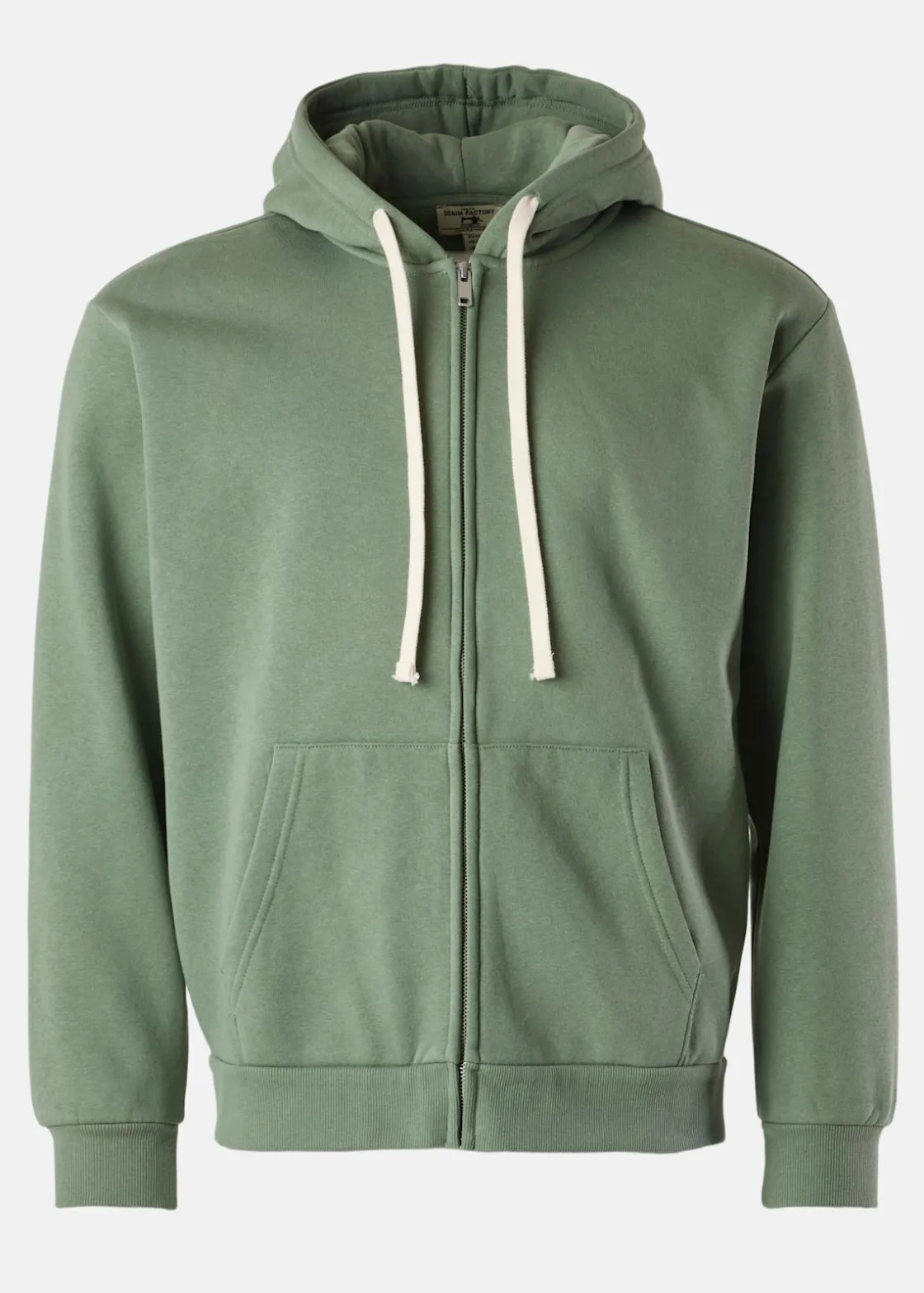 Clearance Denim Factory Los Angeles Zip Hood Sage Green