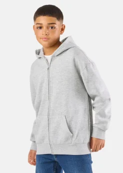 New Denim Factory Los Angeles Zip Hood JR Grey