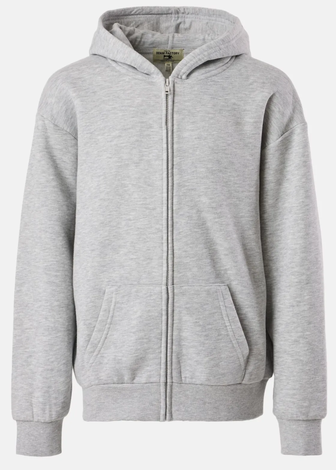 New Denim Factory Los Angeles Zip Hood JR Grey