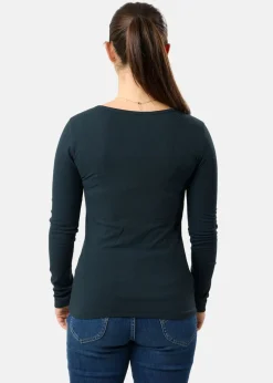 Discount Lee LS HENLEY UNIONALL BLK