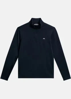 Sale J.lindeberg Luke Quarter Zip Mid Layer JL Navy