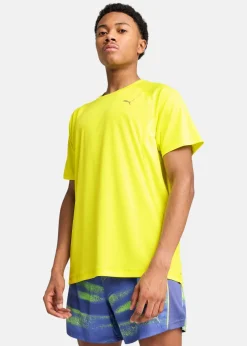 Hot Puma M RUN VELOCITY TEE (POLY) Lemon Sherbert