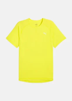 Hot Puma M RUN VELOCITY TEE (POLY) Lemon Sherbert