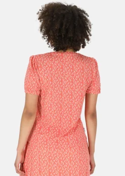 Sale Seaside Maine Blouse W Blush Flower