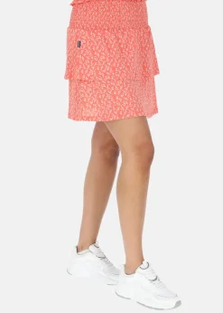 Seaside Maine Smock Skirt W Blush Flower