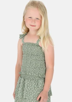 Hot Seaside Maine Smock Top JR Seaweed Flower