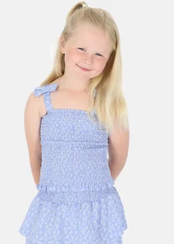 Best Seaside Maine Smock Top JR Blue Flower