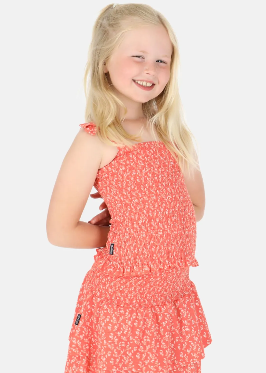 Best Seaside Maine Smock Top JR Blush Flower