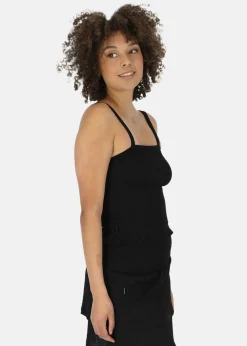 Seaside Maine Smock Top W Black