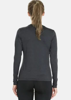 Discount Endurance Maje W Melange L/S Tee Black