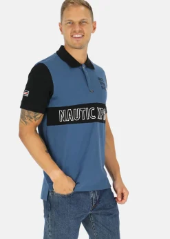Hot Nautic XPRNC Marstrand Logo Piké Denim Blue/Black