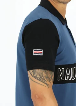 Hot Nautic XPRNC Marstrand Logo Piké Denim Blue/Black