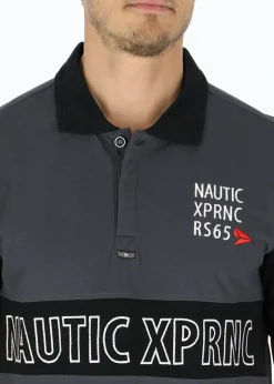 Clearance Nautic XPRNC Marstrand Logo Piké Charcoal/Black