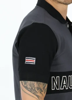 Clearance Nautic XPRNC Marstrand Logo Piké Charcoal/Black