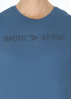 Clearance Nautic XPRNC Marstrand Logo Tee Denim Blue