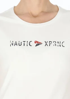 Sale Nautic XPRNC Marstrand Logo Tee W White