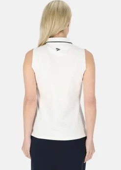 Online Nautic XPRNC Marstrand Sleeveless Piké W White
