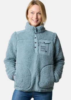 Hot Nautic XPRNC Marstrand Stretch Pile Half Neck W Sea Green