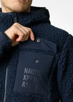 Clearance Nautic XPRNC Marstrand Stretch Pile Hood Jacket Dk. Navy
