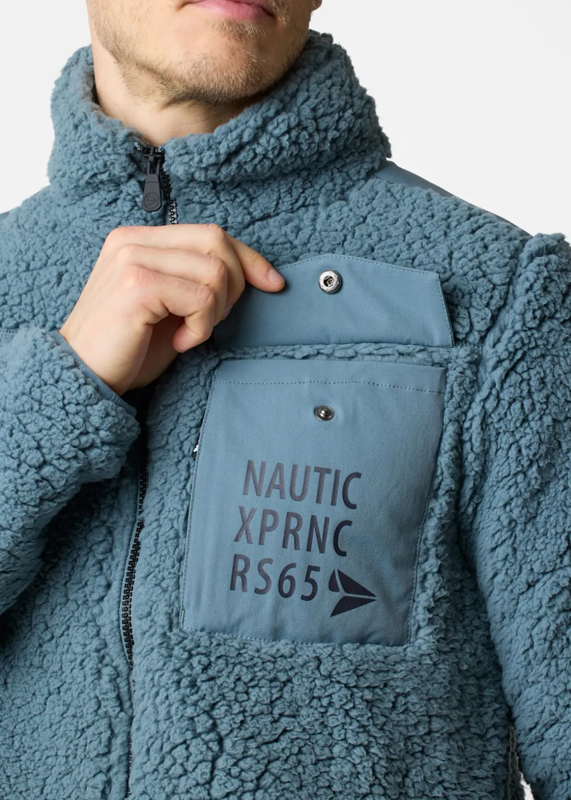 Discount Nautic XPRNC Marstrand Stretch Pile Jacket Dk. Seagreen