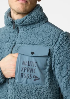 Discount Nautic XPRNC Marstrand Stretch Pile Jacket Dk. Seagreen